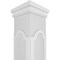 Ekena Millwork Craftsman Classic Square Non-Tapered Paramount Fretwork Column w/ Prairie Capital & Prairie Base CC1210ENPMTPRPR - alternate 2
